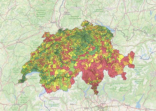 Insight Maps Potentiale auf Landkarte